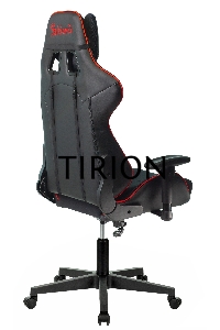 Кресло игровое A4Tech Bloody GC-400, черный/красный, крестовина пластик