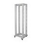 Стойка двухрамная Lanmaster TWT-RACK2-42U-6X10 42U 600ммX1000мм серый