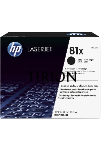Тонер Картридж HP 81X CF281X черный для HP LJ Pro M630dn/f/h/z (25000стр.)