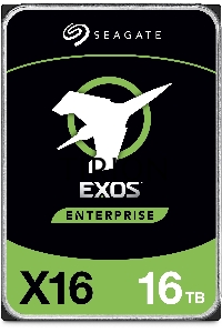 Жесткий диск SEAGATE 16Tb, ST16000NM002G, SAS Exos X16, 7200 rpm, 256Mb buffer