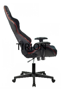 Кресло игровое A4Tech Bloody GC-400, черный/красный, крестовина пластик