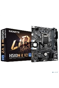 Материнская плата Gigabyte H510M K V2 (rev. 2.0), LGA 1200, Intel Q470, 2xDDR4, 2xSATA, 1xM.2, 1xPCIe 3.0 x16, 1xPCIe 3.0 x1, 1xHDMI, 1x 1Gb LAN, 2xUSB 3.2 Gen 1, 4xUSB 2.0, 3x3.5 мм, 7.1, Micro ATX