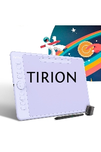 Графический планшет Parblo Intangbo M USB Type-C пурпурный