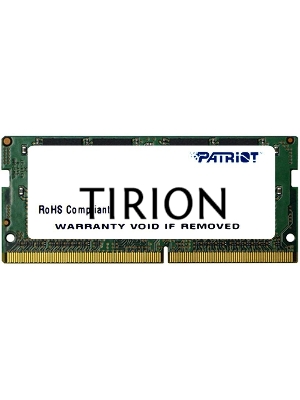 Оперативная память Patriot Signature, DDR4, 16GB (1x16 GB), 2666 MHz, CL19, SO-DIMM