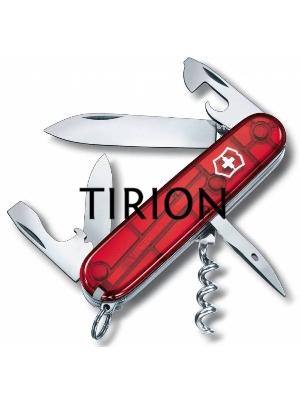 Нож перочинный Victorinox Spartan (1.3603.T) 91мм 12функций красный полупрозначный карт.коробка