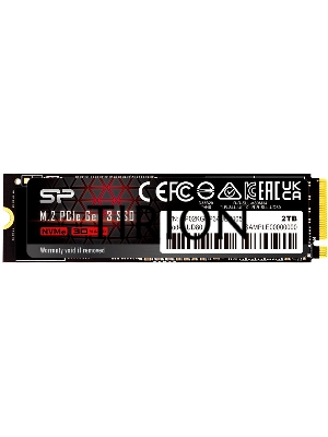 Накопитель SSD Silicon Power UD80, 2TB, M.2 2280, PCIe 3.0 x4, NVMe, R/W 3400/3000