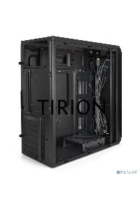 Компьютерный корпус Miditower ExeGate XP-334UC-XP500 (ATX, XP500 с вент. 12см, 1*USB+1*USB3.0+1*TypeC, аудио, черный)