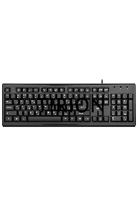 Клавиатура Acer OKW120 проводная, USB, черный