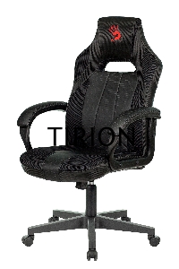 Кресло игровое A4Tech Bloody GC-200, черный, эко.кожа, крестовина пластик