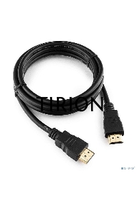 Кабель Cablexpert HDMI CC-HDMI4-5, 19M/19M, v2.0, медь, позол.разъемы, экран, 1.5м, черный, пакет