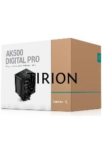 Кулер для процессора DEEPCOOL AK500 DIGITAL PRO черный, 120 мм, алюминий/медь, 1750 об/мин, 25 дБ, 4 pin, 162 мм