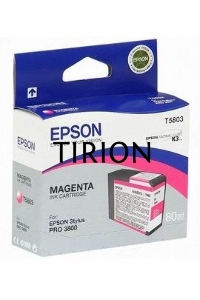 Картридж струйный EPSON T5803 (C13T580300) пурпурный (80 мл) для Stylus Pro 3800