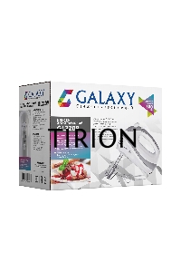 Миксер электрический Galaxy GL 2209, белый, ручной, 300 Вт, 5 скоростей + режим 