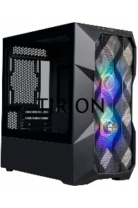 Компьютерный корпус Cooler Master MasterCase TD300 Mesh, USB3.0x2, 2x120ARGBFans, Black, mATX, w/o PSU