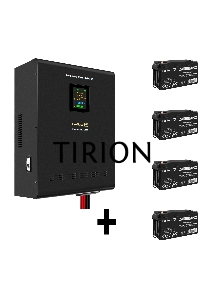 Комплект Источник бесперебойного питания EX296005RUS + батарея 65Aч EX282980RUS 4шт (инвертор, синус, для котла, настенный) ExeGate FineSine SX-7000.LCD.AVR.2SH.T <7000VA/5000W, чистая синусоида, цветной LCD-дисплей, AVR, 2*Schuko+клеммы, линейно-интеракт
