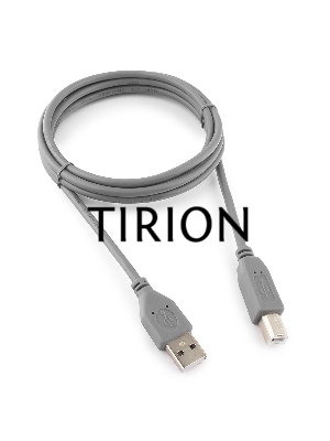 Кабель USB 2.0 Pro Cablexpert CCP-USB2-AMBM-6G, AM/BM, 1.8м, экран, серый
