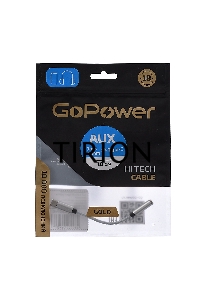 Адаптер GoPower Jack3.5MM(F)-TYPE-C(M) 00-00027481 0.1M белый