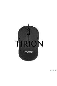 Мышь проводная CBR CM 106 черный, 1000 dpi, USB, кнопки - 3