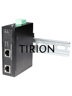 Промышленный гигабитный OSNOVO  PoE-инжектор, до 30W, IEEE 802.3af/at, питание DC48-56V