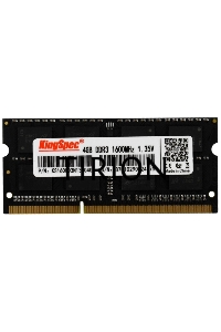 Оперативная память KingSpec, DDR3L, 4GB (1x4 GB), 1600 MHz, CL11, SO-DIMM