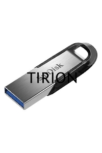 Флеш диск Sandisk 128Gb Cruzer Ultra Flair SDCZ73-128G-G46 USB3.0 серебристый/черный
