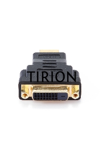 Переходник Gembird Переходник HDMI-DVI 19M/25F, золотые разъемы, пакет(A-HDMI-DVI-3)