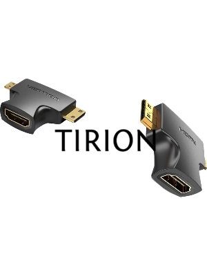 Адаптер-переходник Vention HDMI 19F/Mini HDMI+Micro HDMI
