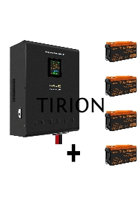 Комплект ИБП EX296005RUS + батарея 65Aч EX282982RUS 4шт (инвертор, синус, для котла, настенный) ExeGate FineSine SX-7000.LCD.AVR.2SH.T <7000VA/5000W, чистая синусоида, цветной LCD-дисплей, AVR, 2*Schuko+клеммы, линейно-интерактивный, крепление настенное, 