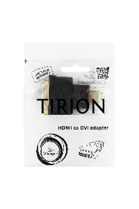 Переходник Gembird Переходник HDMI-DVI 19M/25F, золотые разъемы, пакет(A-HDMI-DVI-3)