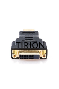 Переходник Gembird Переходник HDMI-DVI 19M/25F, золотые разъемы, пакет(A-HDMI-DVI-3)