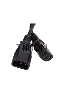 Кабель UPS -> устройство 220V (IEC-320-C13/C14) 1,8м, 3G0,75mm медь, Telecom <TE001-CU0.75-1.8M> 