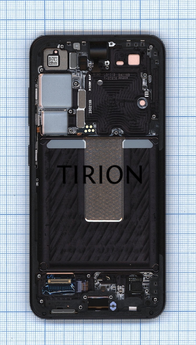 Дисплей для Samsung Galaxy S23 5G 2023 SM-S911B в сборе с тачскрином ServicePack черный GH82-30480A
