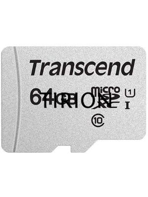 Флеш карта microSD 64GB Transcend microSDXC Class 10 UHS-I U1, (без адаптера), TLC