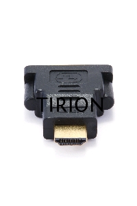 Переходник Gembird Переходник HDMI-DVI 19M/25F, золотые разъемы, пакет(A-HDMI-DVI-3)