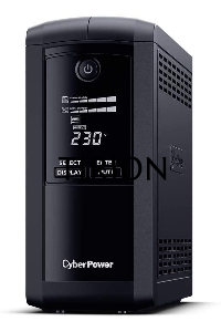Источник бесперебойного питания UPS CyberPower VP1000EILCD Line-Interactive 1000VA/550W USB/RS-232/RJ11/45  (6 IEC С13)