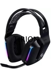 Наушники с микрофоном Logitech G733 Lightspeed черный мониторные Radio оголовье (981-000867)