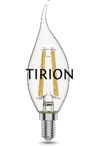 Светодиодная лампа Filament Свеча на ветру 11W 830lm 4100К Е14 LED
