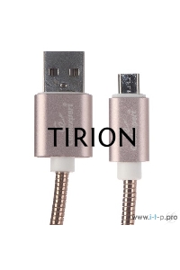 Кабель USB 2.0 Cablexpert CC-G-mUSB02Cu-1.8M, AM/microB, серия Gold, длина 1.8м, золото, блистер
