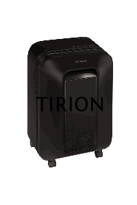 Шредер Fellowes PowerShred LX200 черный (секр.P-4)/перекрестный/12лист./22лтр./скрепки/скобы/пл.карты