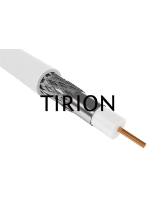 Кабель коаксиальный ITK CC1-R6F1-111-100-G RG-6 F/UTP общий экран 75Om PVC внутренний 100м белый