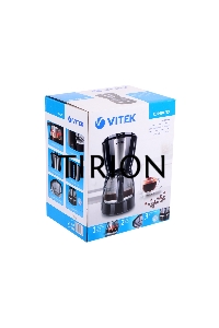 Кофеварка капельная Vitek VT-1503 черный, исп. кофе - молотый, 1.2 л, 900 Вт.