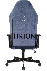 Кресло игровое Knight N1 Fabric синий Light-27 с подголов. крестовина металл