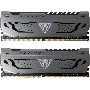 Оперативная память Patriot Viper Steel, DDR4, 8GB (2x4GB), 3200MHz, CL16, с радиатором, черный