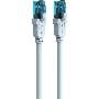 Патч-корд Vention прямой UTP cat.5е, RJ45 - 1м. Серый VAP-A10-S100