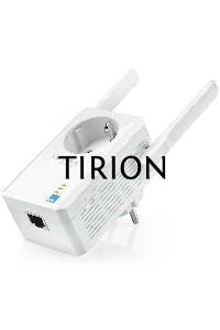 Сетевой адаптер TP-Link SOHO TL-WA860RE 300Mbps Wireless N Wall Plugged Range Extender with AC Passthrough, QCA(Atheros), 2T2R, 2.4GHz, 802.11b/g/n, 1 10/100Mbps LAN port, Range Extender button, Range Extender mode, suppo поставляется без кабеля RJ-45