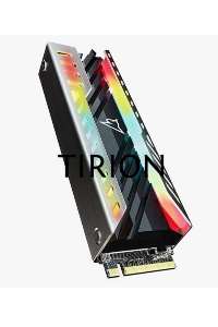 Накопитель SSD Netac NV3000 RGB, 2TB, PCIe 3.0 x4, M.2 2280, NVMe, R/W 3500/2100, с радиатором