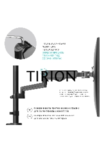 Кронштейн (держатель) ONKRON G140 для двух мониторов 13