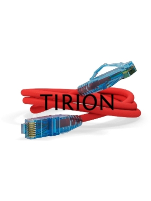 Патч-корд Hyperline U/UTP, Cat.6, LSZH, 5 м, красный PC-LPM-UTP-RJ45-RJ45-C6-5M-LSZH-RD