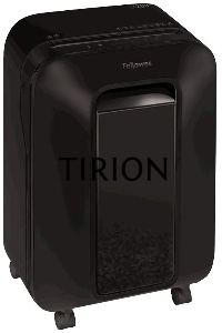 Шредер Fellowes PowerShred LX200 черный (секр.P-4)/перекрестный/12лист./22лтр./скрепки/скобы/пл.карты