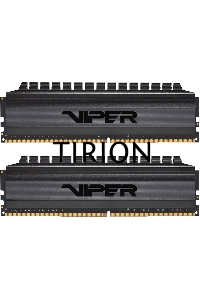 Оперативная память Patriot Viper 4 Blackout, DDR4, 8GB (2x4 GB), 3000 MHz, CL16, радиатор, черный